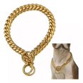 thumbnail image 2 of Collar De Cadena De Perro Pitbull De Acero Inoxidable De 10, 2 of 6