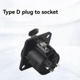 thumbnail image 3 of Type D Plug to Socket 3pin XLR Socket Adapter Connector Cannon Female Balance Male Weld Holder XLR Terminal, 3 of 5