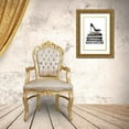 thumbnail image 3 of Greenwood, Amanda 13x18 Gold Ornate Wood Framed with Double Matting Museum Art Print Titled - Red Sole Bookstack, 3 of 4