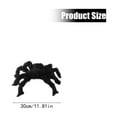 thumbnail image 3 of EZPXFCI Large Black Hairy Spider Halloween Prop, Giant Realistic Scary Outdoor Decoration with Soft Fuzzy Body, Creepy Giant Spiderweb for Yard Haunts, Porch, and Halloween Party Decor, 3 of 4