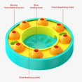thumbnail image 4 of （yellow）Dog Slow Food Toy Rotating Pet Intelligence Training Leakage Food Box Roulette Toy, 4 of 5