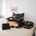 thumbnail image 6 of Manfei Galaxy Planet 7-Piece Twin Bedding Sets,Constellation Pattern Bedding Comforter Set,Modern Aesthetic Art Sheet Sets For Kids,Breathable Home Decor Reversible, 6 of 8