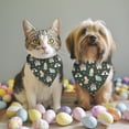 thumbnail image 2 of Dog Bandana 2 Pack,Dark Green Princess Castle Rainbow Pattern Bandanas for Dogs,Cat Bandana,Small/ Large Dog Bandana 2 Size,Dog Bandanas, 2 of 6