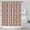 Beige Christmas Character, variant on Breast Cancer Shower Curtain 36"x72" ,Bathroom Decorative Shower Curtains Set with 12 Hooks,Modern Waterproof Washable Shower Curtain