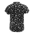 thumbnail image 1 of Vedolay Going Out Tops Womens 2023 Summer Casual T-Shirts V Neck Petal Short Sleeve Tops Loose Comfy Blouse Lightweight Cute,Black M, 1 of 5