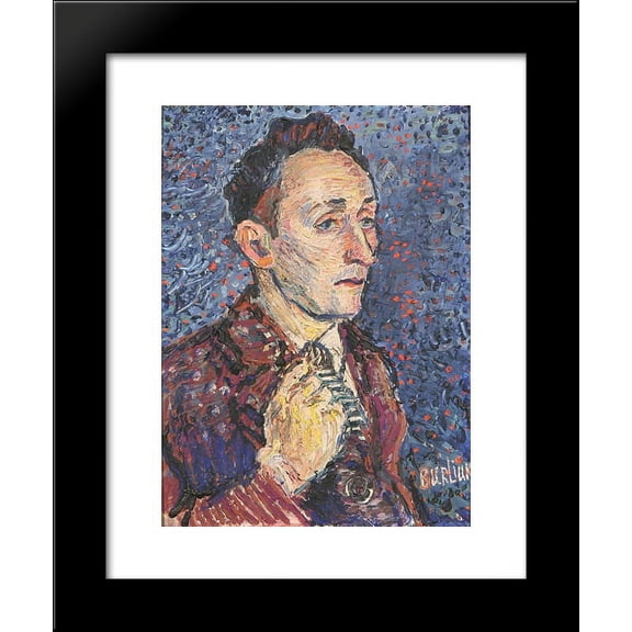 Portrait of Albert Koslow 20x24 Framed Art Print by David Burliuk
