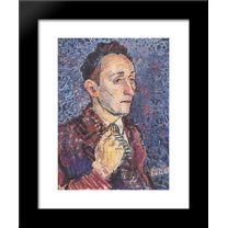 Portrait of Albert Koslow 20x24 Framed Art Print by David Burliuk