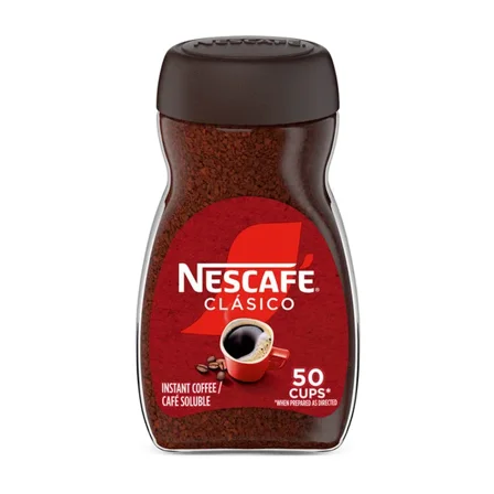 NESCAFE Clásico CLÁSICO Dark Roast Instant Coffee 3.5 oz Pack of 2