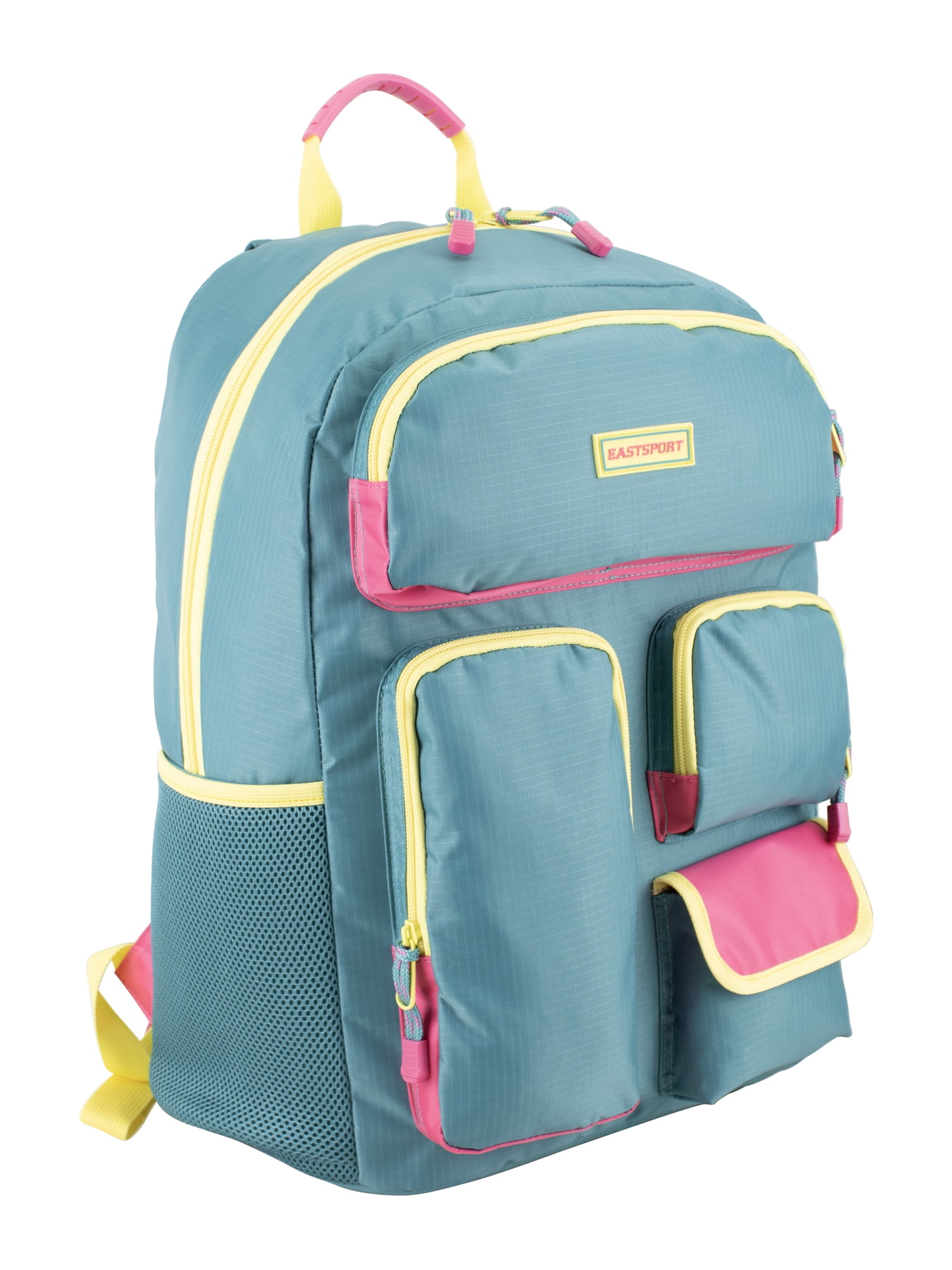 Eastsport Unisex 18.5" Crossroads Cargo Backpack, Soft Teal