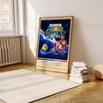thumbnail image 3 of Super Mario Galaxy Space Adventure Retro Gaming Wall Art Poster 16x24 UNFRAMDE, 3 of 3
