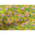thumbnail image 4 of oneOone Cotton Poplin Yellow Fabric Leaves & Flower Floral Sewing Fabric By The Yard Printed Diy Clothing Sewing Supplies 42 Inch Wide, 4 of 4