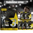 thumbnail image 2 of Badminton Training Racket String Line Black White Red Pink Fluorescent Yellow Amber Yellow Badminton, 2 of 7
