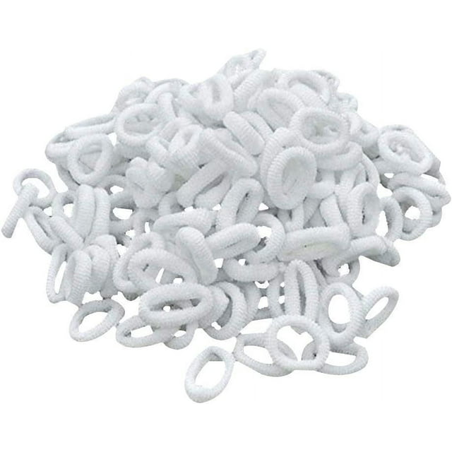 Lazos para el cabello para niños, 100 Uds. Pequeñas bandas elásticas para el cabello, coleteros, pequeños y suaves lazos para el cabello, accesorios para el cabello