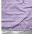 thumbnail image 1 of Soimoi Purple Poly Georgette Fabric Stripe Hand Drawn Decor Fabric Printed Yard 52 Inch Wide, 1 of 1