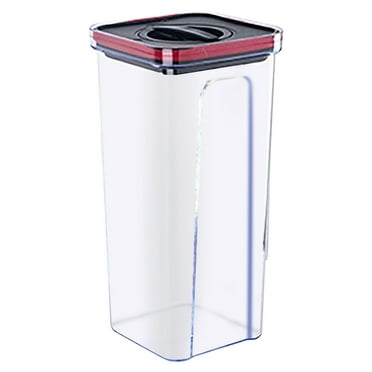 Storage Tank，Storage Tank*1 Kitchen Pantry Airtight Seal Dry Storage with Lid Modular Stackable Square Clear Canister for Cereal Sugar Flour Snack Coffee Pasta Container|Colanlan|
