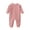 Pink, variant on Side Snap Onesie Toddler Half Sleeve Bodysuit Soft Solid Color Romper One Piece Jumpsuit Cute Baby Girl Clothes Blue 73