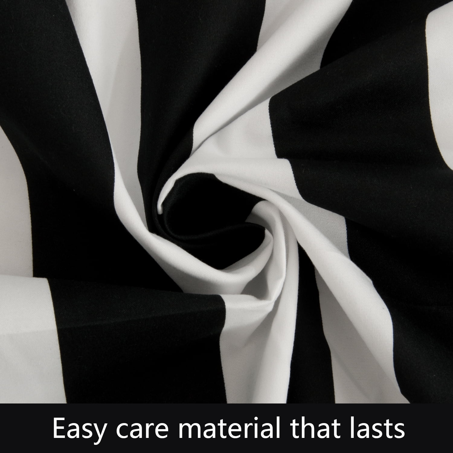 Ntbay 3-Piece Microfiber Toddler Sheet Set, Soft and Breathable Toddler Bedding Set, Include Crib Fitted Sheet Flat Sheet and Envelope Pillowcase, Black Stripe