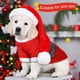 thumbnail image 5 of 5 piezas de camisas navideñas para perros, ropa navideña para perros, disfraz suave de duende de Papá Noel, camisas navideñas para cachorros de invierno, camisas para mascotas para perros, gatos, cachorros, ropa para mascotas MFZFUKR CPB-CJZ1016-2, 5 of 7