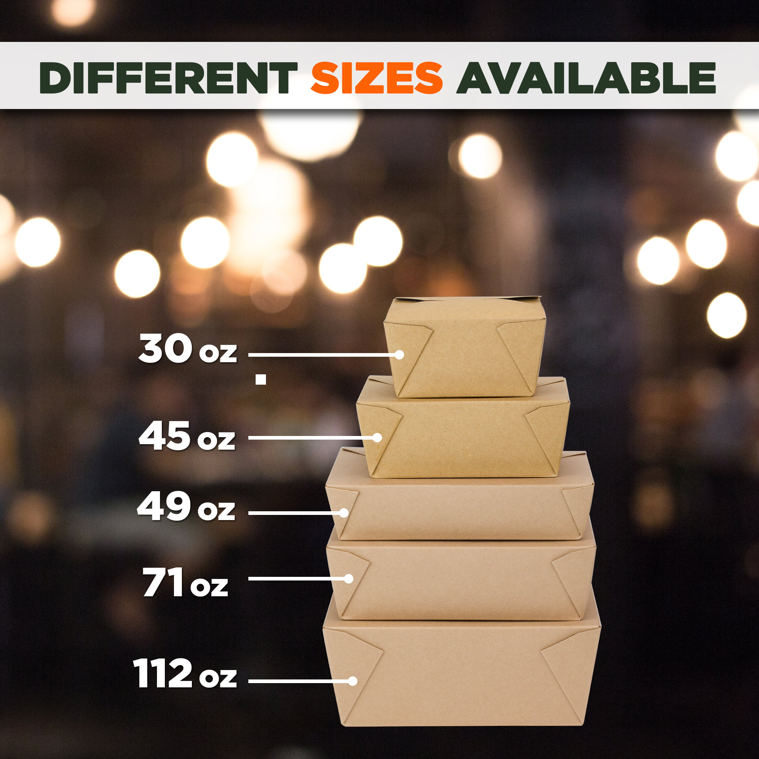 Kraft Takeout Box 8-3/4 inch x 6 7/16 inch x 3 1/2 inch | Quantity: 40 by Paper Mart