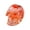 Orange, variant on HHBEAUTY Natural Crystal Resin Skull Statue Natural Crystal Gravel Skull Home Office Table Decor Gift, Orange