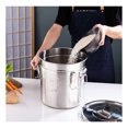 Yunwen Airtight Rice Bucket 304 Stainless Steel Canister Food Storage