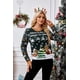 thumbnail image 5 of Suéter feo Suéteres navideños Suéteres navideños para mujer 2024 Suéter divertido de Año Nuevo Jersey superior Chaqueta de manga larga Invierno 40921, 5 of 5