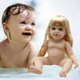 thumbnail image 6 of Reborn 11.81 Inch Realistic Sleep Vinyl Figure Emotional Companion Toy Pretend Play Gift Lifelike Features Healing Comfort Toy for 3-4 Years, 6 of 6