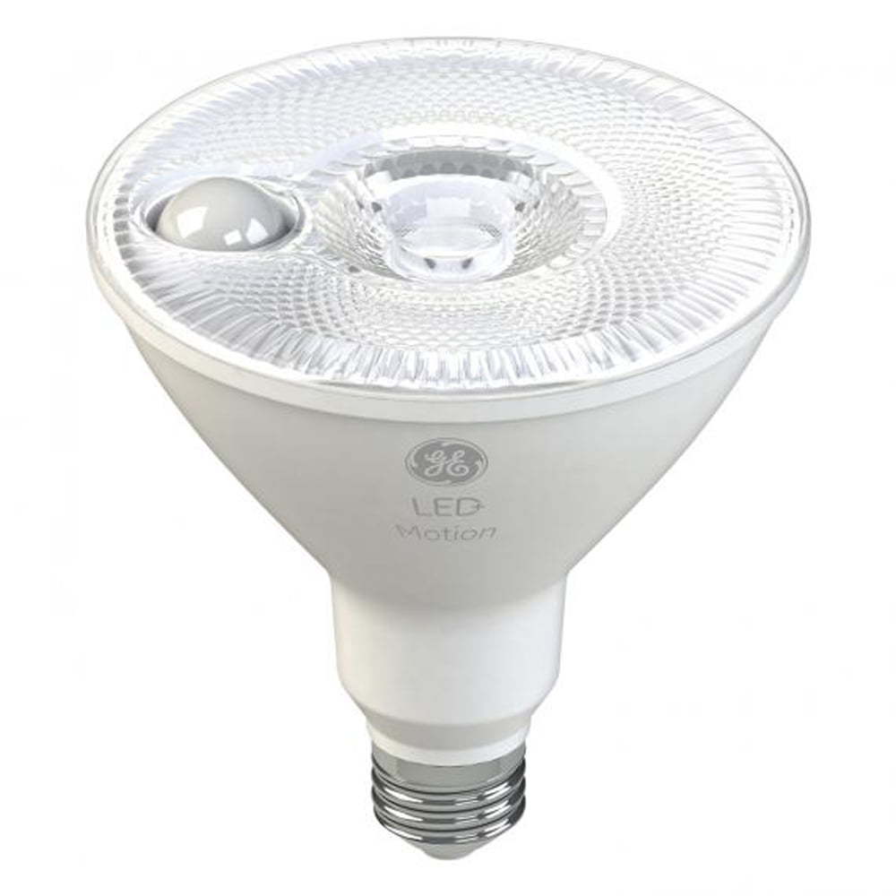 GE LED+ Motion LED Flood Light, Outdoor Light Bulb, Warm White, 90-Watt