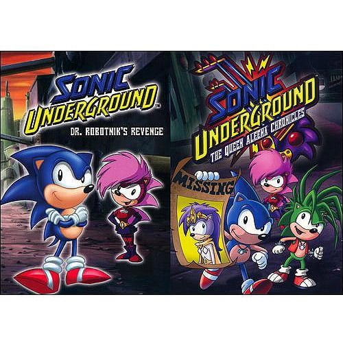 Sonic Underground Dr Robotnik S Revenge The Queen Aleena Chronicles 2 Pack Full Frame Walmart Com Walmart Com