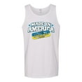 thumbnail image 2 of Made In America With Ukrainian Parts Mens Graphic Tank Top, White, 3X-Large, 2 of 4