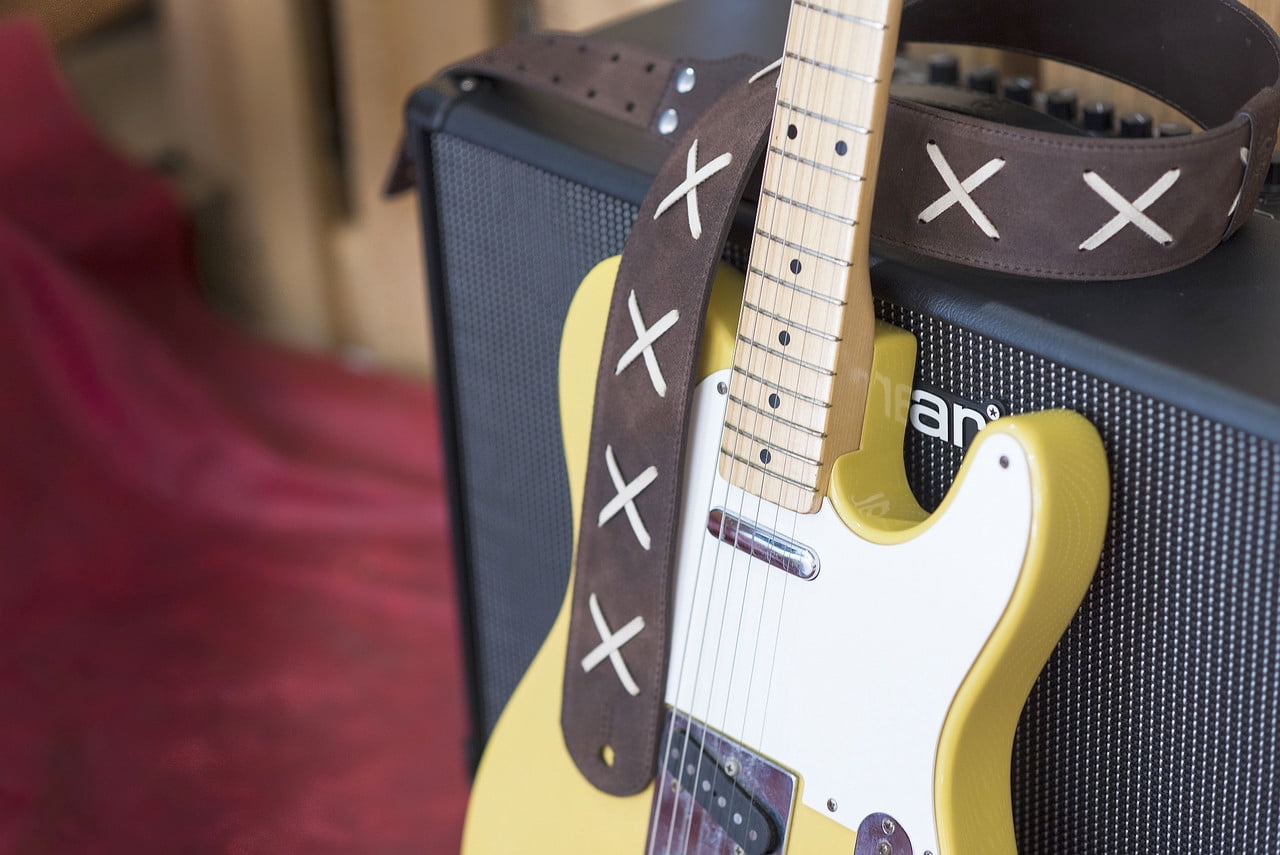RightOn! Straps Legend D. Gilmour Inspired Guitar Strap - Brown