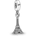 thumbnail image 1 of 2025 Jewelry Eiffel Tower Sterling Silver Charm-Good, 1 of 5