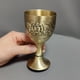 thumbnail image 3 of Cáliz de Cáliz Copa de Comunión de Oro Copa de Vino de Latón Ofrenda para la Iglesia Copa del Santo Grial Uso para decoración de Altar Robustez, 3 of 5