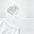 thumbnail image 4 of Chiccall Mens Cotton Hoodie Plus Size Sleeveless Full Zip Breathable Tops Summer Workout Athletic Casual Comfy Shirts with Pocket, 4 of 6