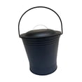 thumbnail image 3 of Cubo de cenizas,Cubo de cenizas para chimenea con tapa Herramienta para chimenea,Cubo de metal de hierro con asa resistente al calor,Cubo de carbón eficiente,multifuncional y resistente,Pozos, 3 of 9