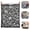 1 Pc B#10, variant on Giant Doodle Coloring Blanket, 50 x 60 Inch DIY Color Your Own Throw, Washable Fabric Art Blanket for Adults Creative Activity Gift(A)