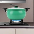 thumbnail image 2 of Multifunctional Large Capacity Non-stick Pressure Cooker, 8QT/5L Fast-Heating Micro Pressure Pot with Visual Glass Lid, Safety Valve & Lock Handle for Soups, Stews & All Stovetops (Orange-1PC), 2 of 7