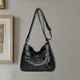thumbnail image 1 of Elegante bolso de hombro PU suave para mujer, bolso de trabajo, bolso con correa ajustable de múltiples capas, bolsos y Negro Hugo Bolso monedero, 1 of 10