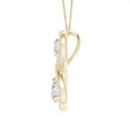 thumbnail image 2 of ANGARA Natural Double Diamond Infinity Pendant in 14K Yellow Gold for Women (Size-4.5mm| Color-H| Clarity-SI2) | April Birthstone, Anniversary, Jewelry Gift for Women | Natural Diamond Necklace, 2 of 7