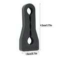 thumbnail image 3 of 4Pcs Car Door Car Door Lock Sound Deadener Buffer Quiet Soundproofing Seal Seal Buffer, 3 of 8