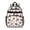 Football Shadow Brown Pattern, variant on Football Shadow Brown Pattern Cute School Backpack Bag for School with Padded Back and Adjustable Shoulder Straps 15.25"x11.5"x5.25"