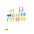 thumbnail image 2 of 2pcs 10pcs Animal Fruit Fork Farm Fruit Fork Mini Cartoon Children Snack Cake Dessert Food Fruit Pick Toothpick Lunches Decor Random Color, 2 of 9
