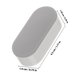 thumbnail image 2 of AURARMLET 4Ud Toilet Seat Bumpers Gris Claro Almohadillas Amortiguadoras Adhesivas Para Asientos De Inodoro, 2 of 8