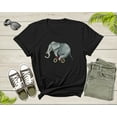 thumbnail image 2 of Funny Elephant Bicycle Lover Gift Idea Shirt Women Men Kid Boys Girls Bicycle Tshirt Design Bike Lover Birthday Present Dad Mom T-shirt, 2 of 8