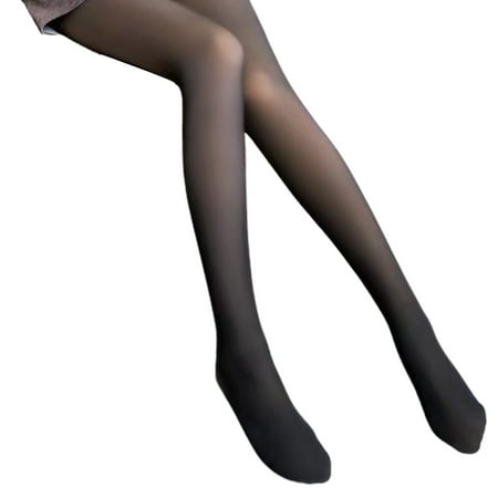 

Tights for women transparent warm and velvet thickening heating naked leg artifact