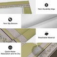 thumbnail image 6 of Sage Green Floral Outdoor Rug for Patio/Deck/Porch, Non-Slip Large Area Rug 3 x 5 Ft, Modern Farmhouse Leaves Brown Striped Indoor Outdoor Rugs Washable Area Rugs, Camping Rug Carpet Runner, 6 of 8