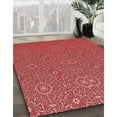 thumbnail image 3 of Ahgly Company Machine Washable Indoor Rectangle Transitional Red Area Rugs, 6' x 9', 3 of 7