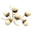 thumbnail image 1 of 6Pcs/Pack Handcrafted Christmas Ornaments Artificial Fleece Mini  Hanging Pendants Party Favors, 1 of 8