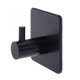 thumbnail image 1 of Perchero de pared autoadhesivo de acero inoxidable, 3 uds., soporte para llaves, ganchos para toallas, perchero para ropa, ganchos para colgar, accesorios de baño, color negro, 1 of 5