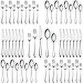 thumbnail image 3 of Silverware Set, 40-Piece Flatware Set, Wildone Stainless Steel Tableware Cutlery Set Service for 8, Include Dinner Knives/Forks/Spoons, Mirror Polished, Dishwasher Safe, 3 of 4